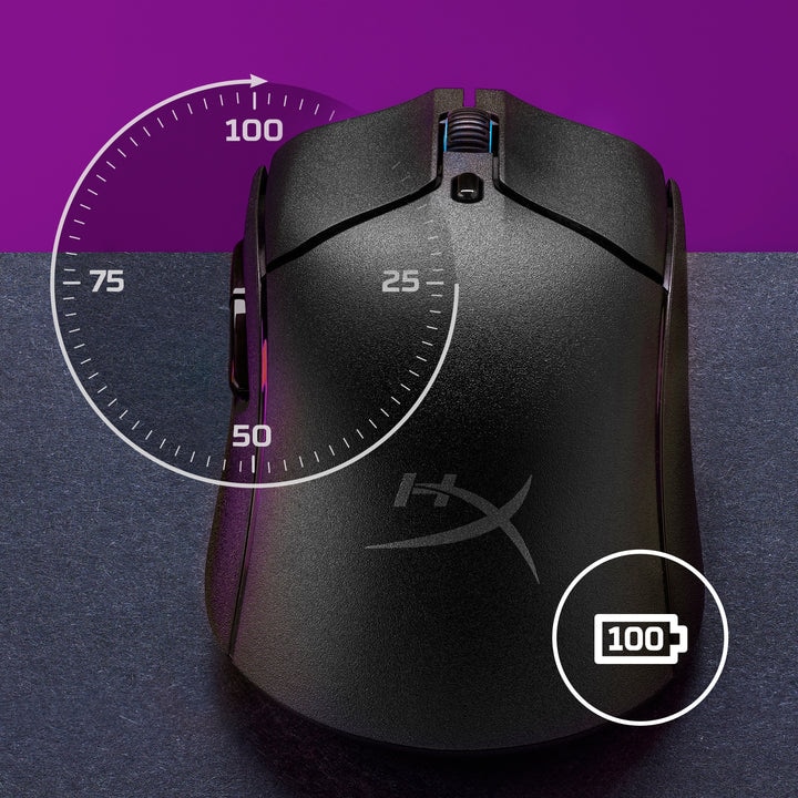 Mouse Gaming Wireless HyperX Pulsefire Haste 2, Dual-Mode, 26000